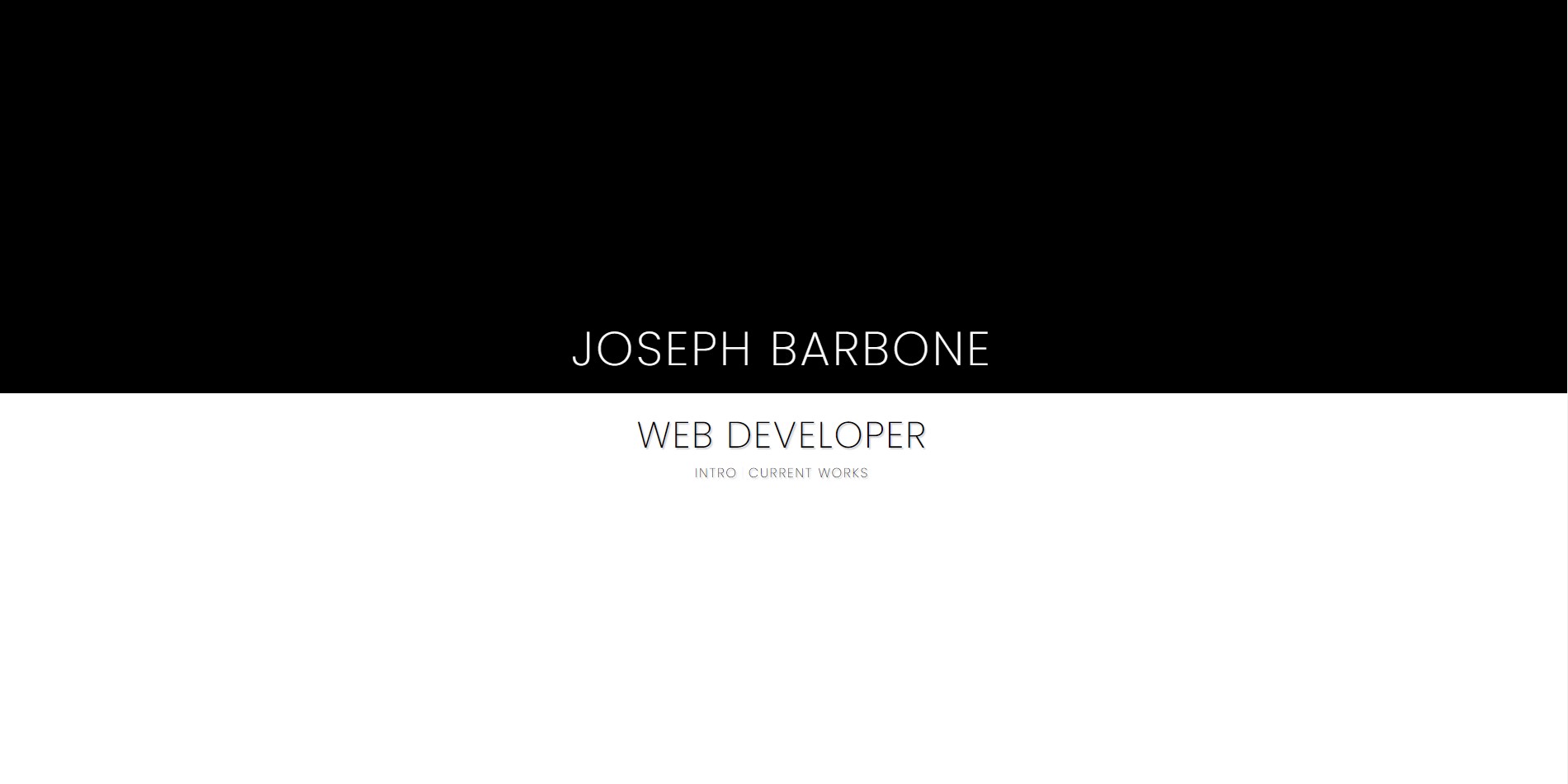 joebarbone.com screen capture