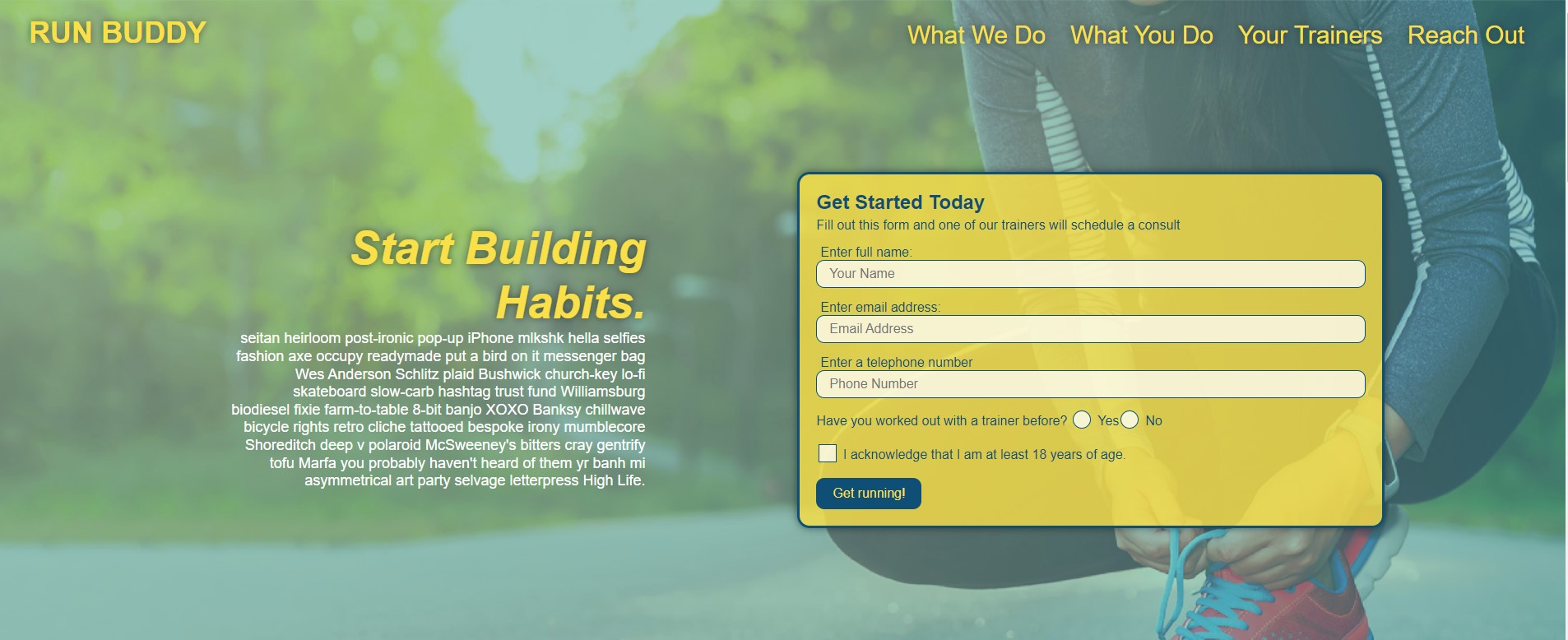 runbuddy.com screen capture